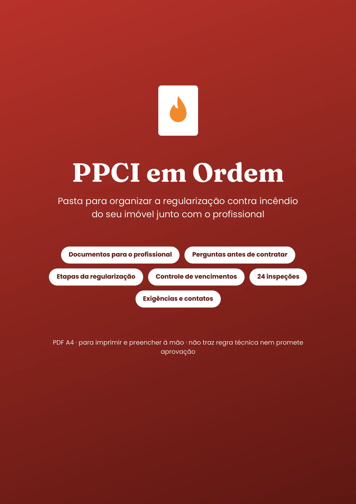 Página real do PDF PPCI em Ordem: capa